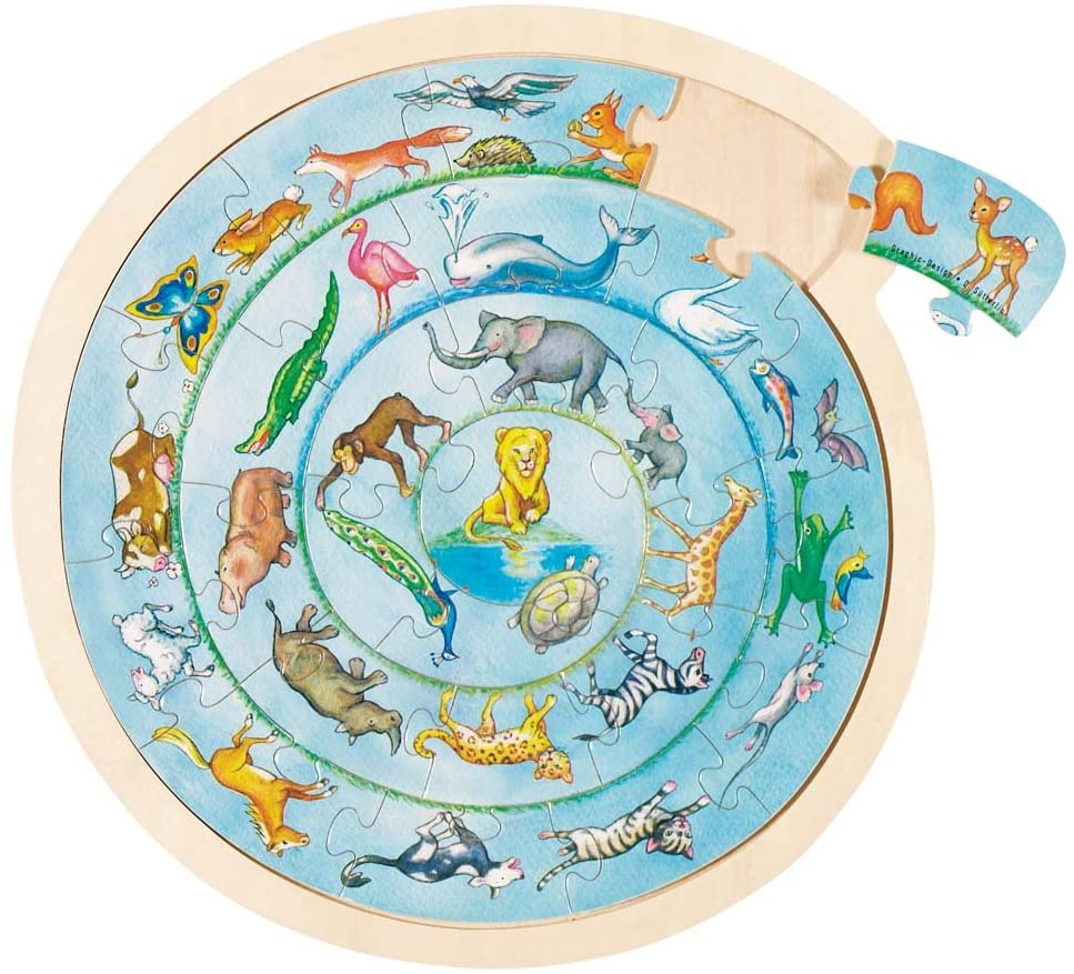 Puzzle rotund Cercul animalelor [1]