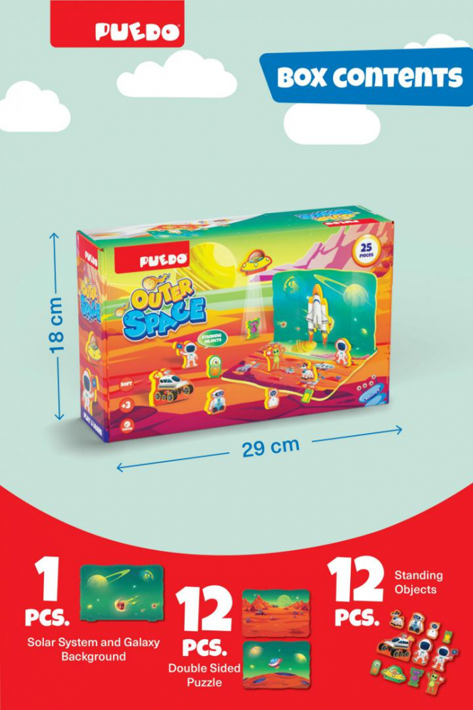 Puzzle spatiu cosmic, 25 piese [2]