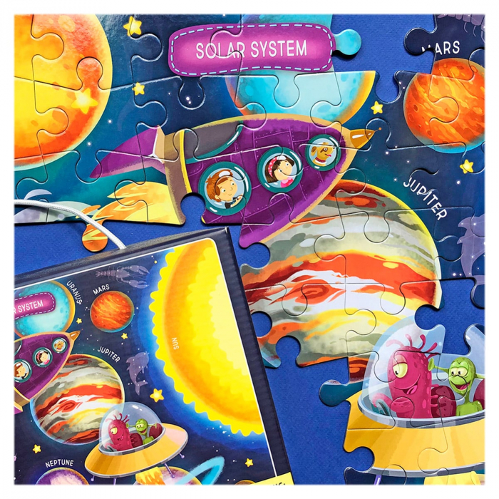 Puzzle Spatiul Cosmic, 100 piese, 5-10 [3]