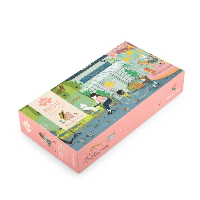 Puzzle Stradute pariziene, Moulin Roty Baiat, Fata, varsta 3 - 6 ani, 6 - 9 ani [2]