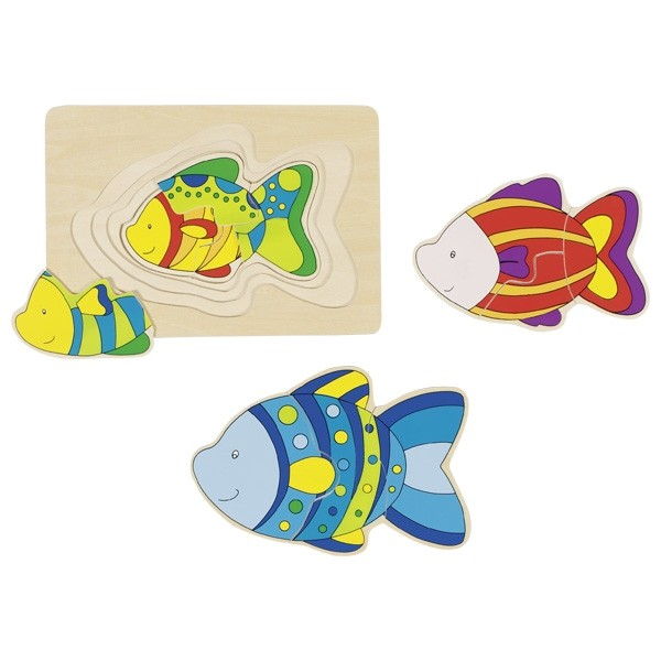 Puzzle stratificat Pestisori colorati [1]
