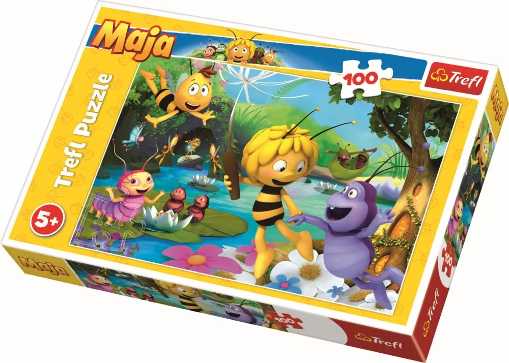 Puzzle trefl 100 albinuta maya si prietenii [1]
