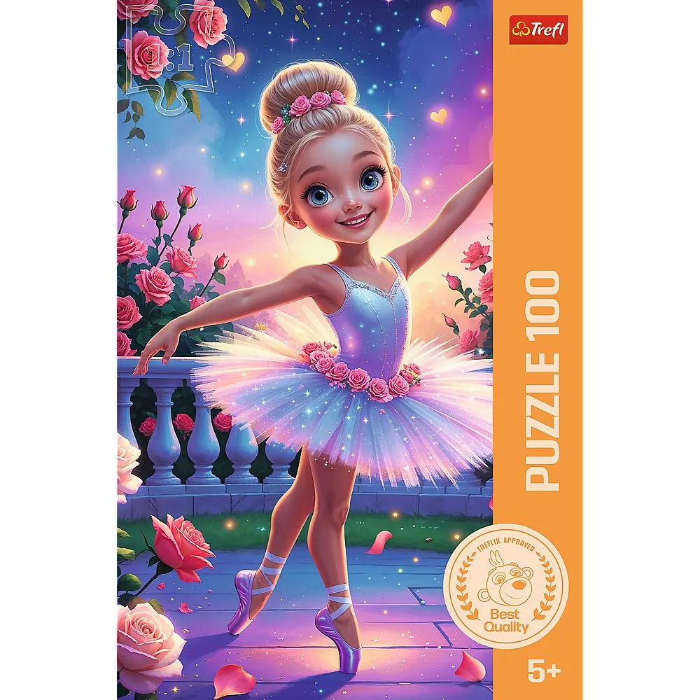 Puzzle trefl 100 balerina, copii varsta 5 ani pana la 9 ani [3]