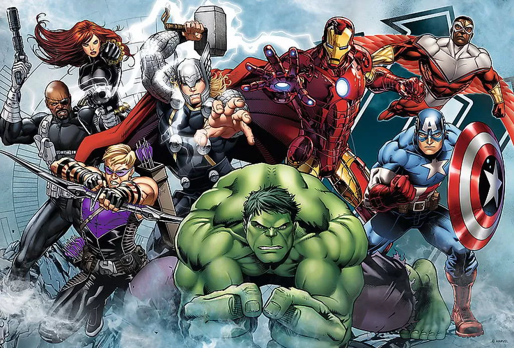 Puzzle trefl 100 incepe atacul marvel [2]