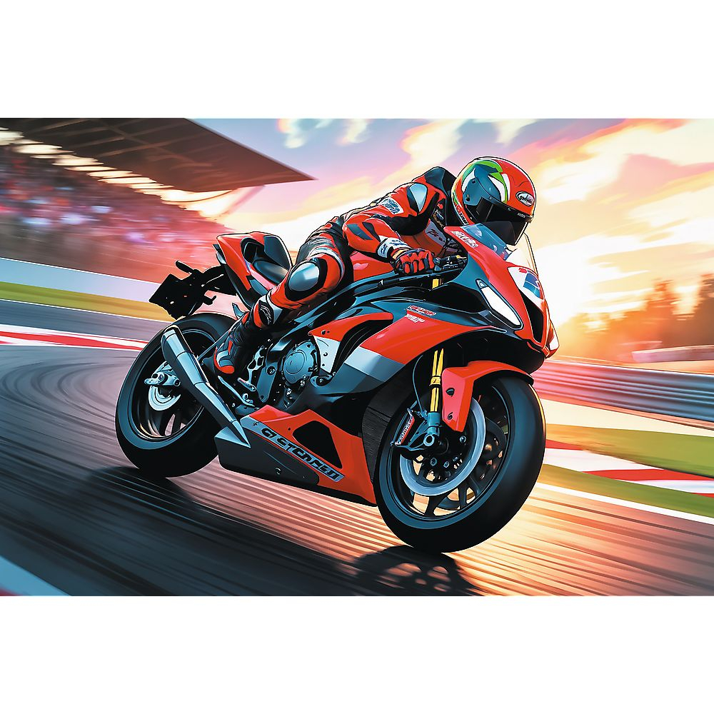 Puzzle trefl 100 motocicleta rapida copii varsta 5 ani - 10 ani [2]