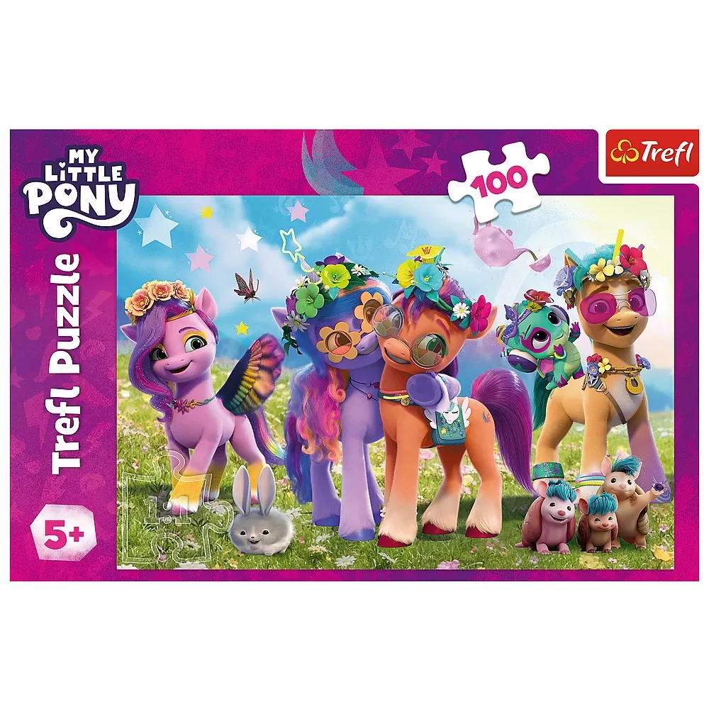 Puzzle trefl 100 my little pony poneii amuzanti [3]