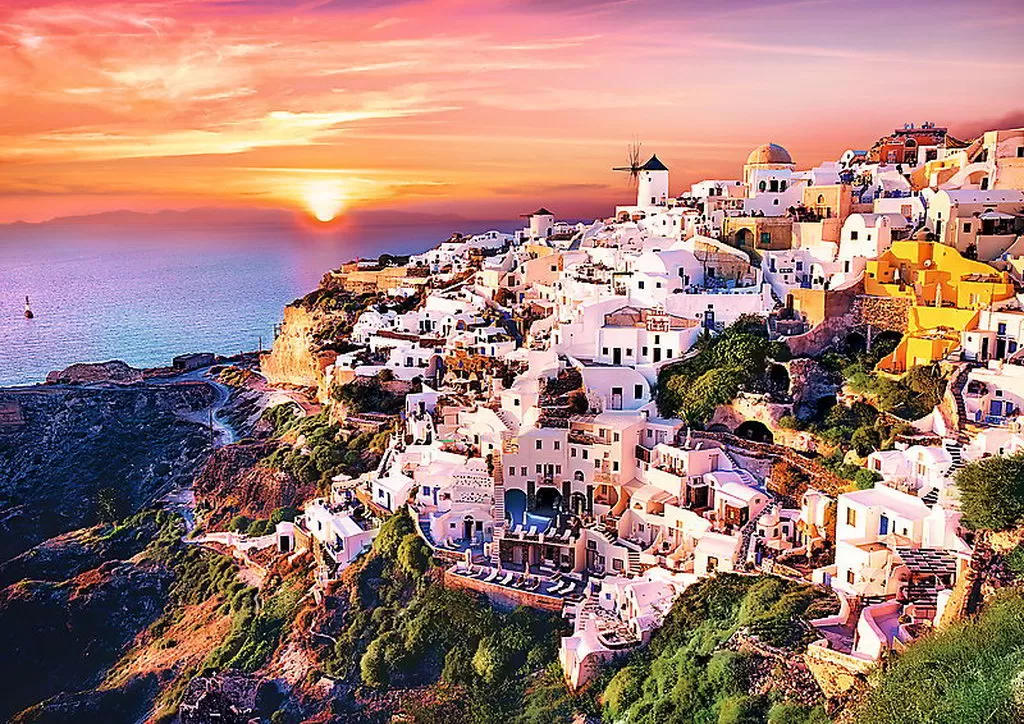 Puzzle trefl 1000 apus in santorini [2]