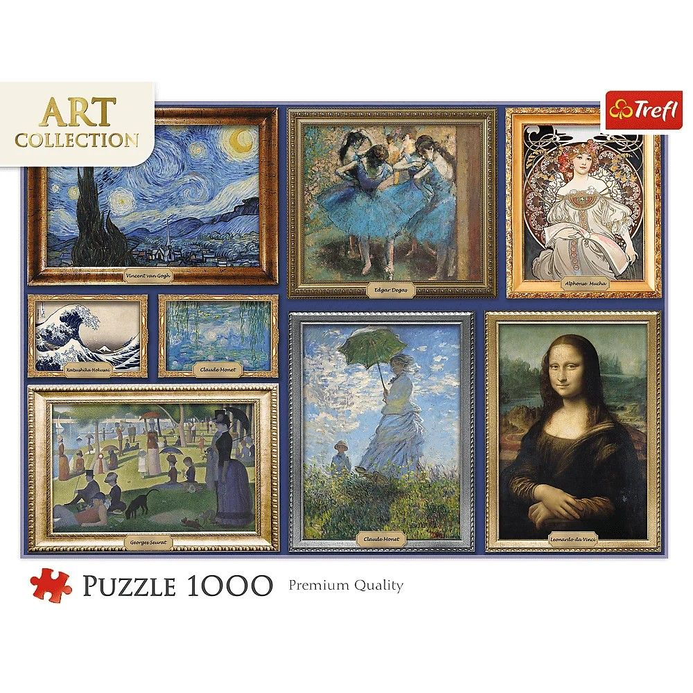 Puzzle trefl 1000 art collection o colectie de capodopere de arta copii varsta 12 ani - +15 ani [3]