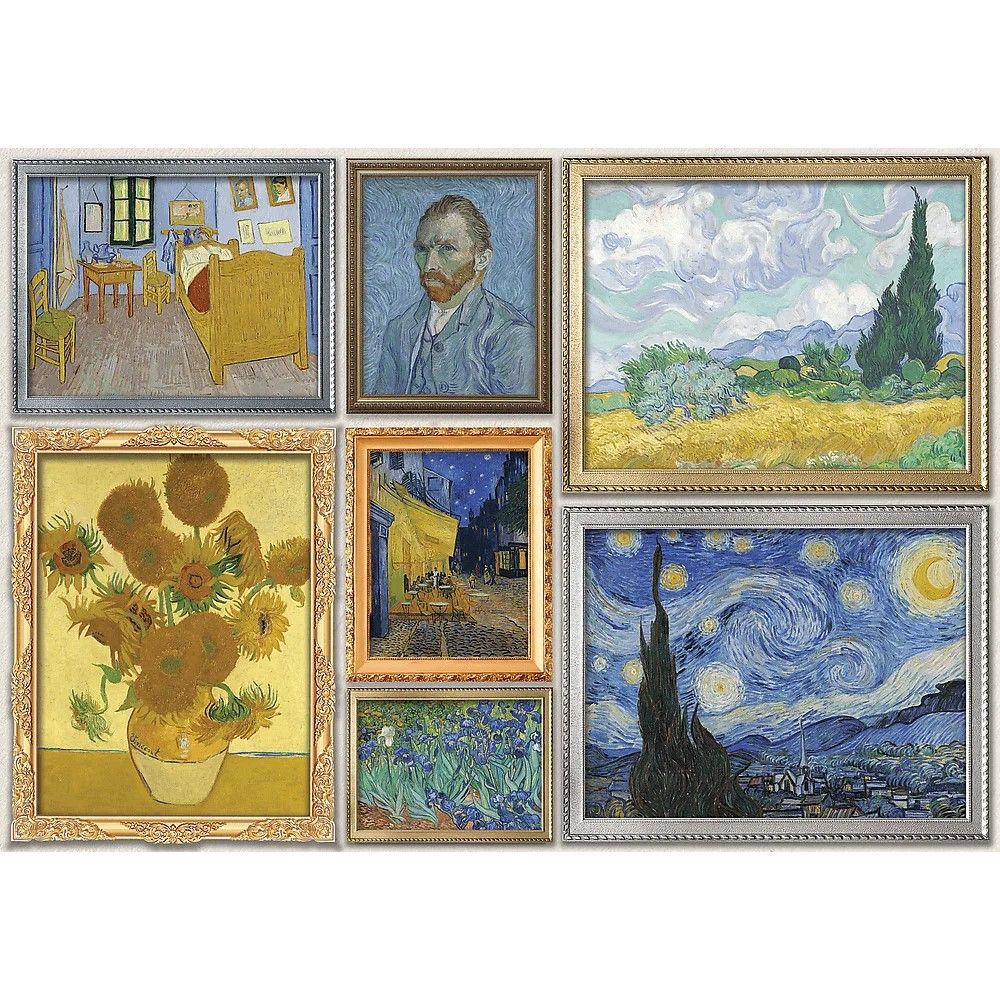 Puzzle trefl 1000 art collection vincent van gogh copii varsta 12 ani - +15 ani [2]