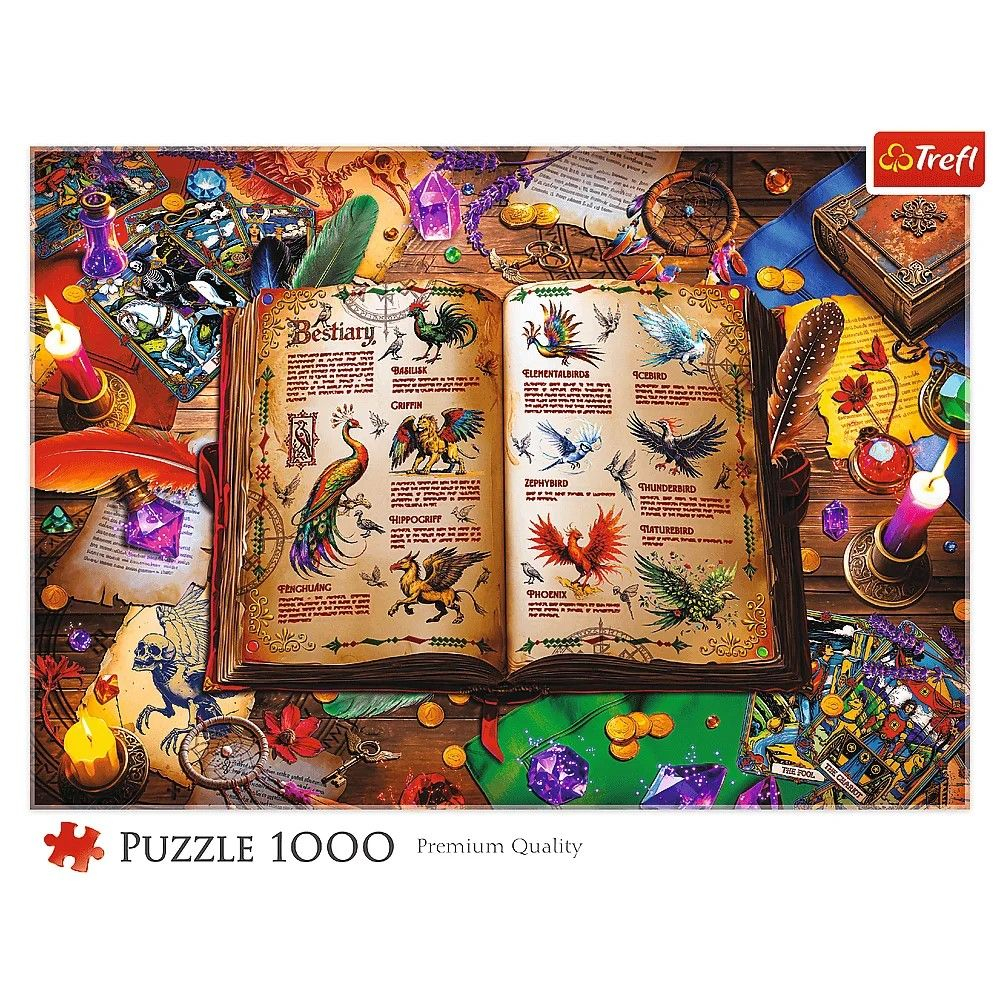 Puzzle trefl 1000 atlasul pasarilor fantastice copii varsta 12 ani - +15 ani [3]