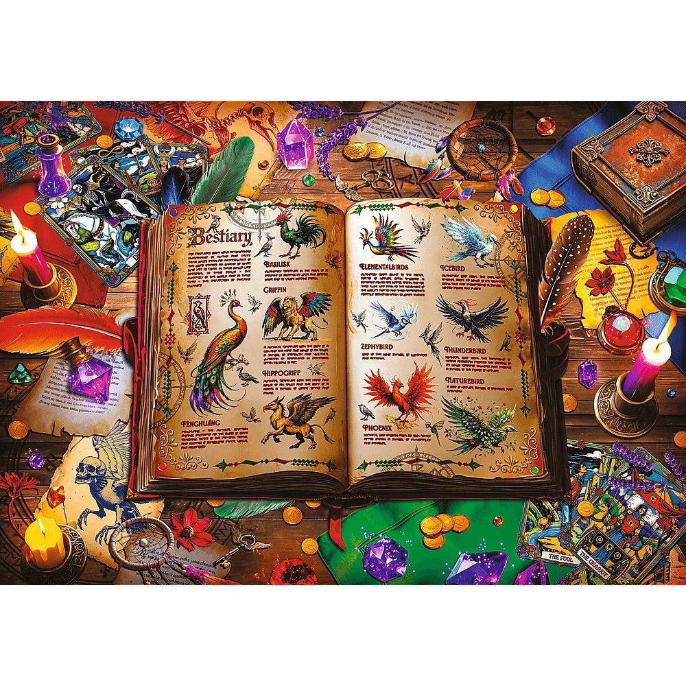 Puzzle trefl 1000 atlasul pasarilor fantastice copii varsta 12 ani - +15 ani [2]