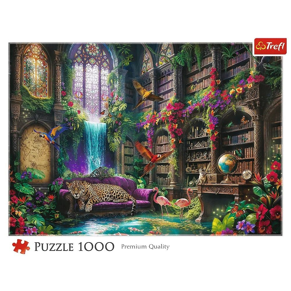 Puzzle trefl 1000 biblioteca magica copii varsta 12 ani - +15 ani [3]