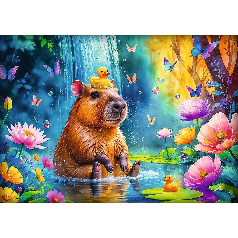 Puzzle trefl 1000 capybara, copii varsta 12 ani pana la +15 ani [2]