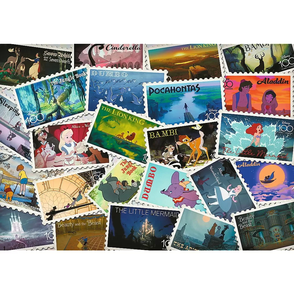 Puzzle trefl 1000 disney 100 timbrele disney [2]