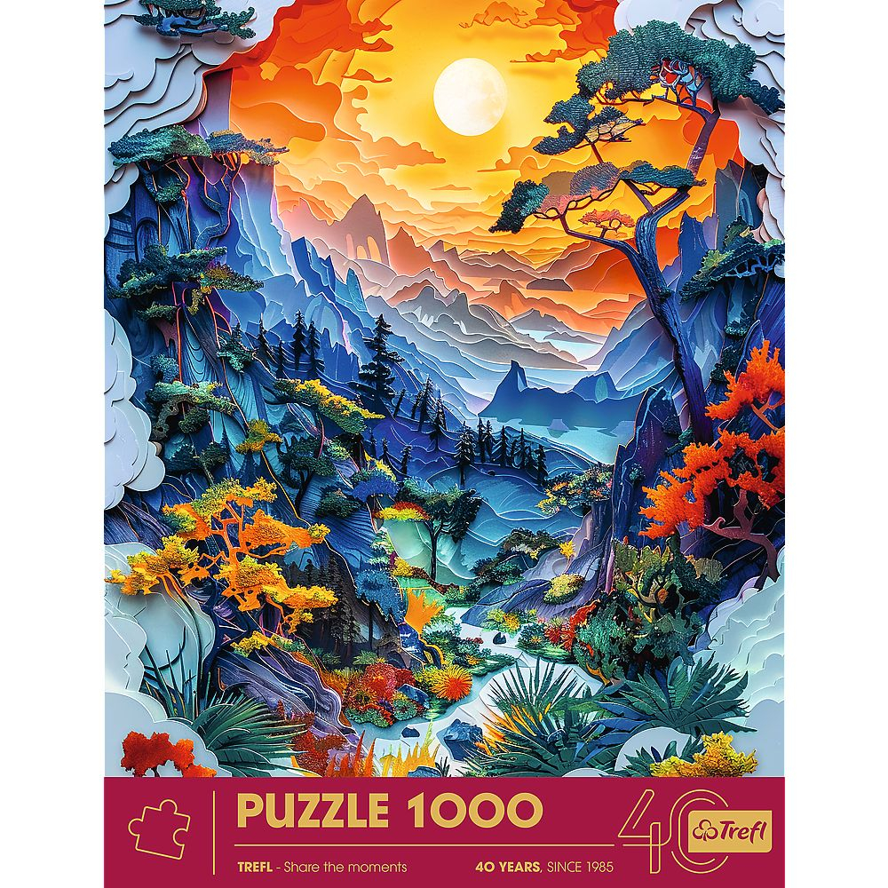 Puzzle trefl 1000 editia aniversara 40 de ani 3d dolina [3]