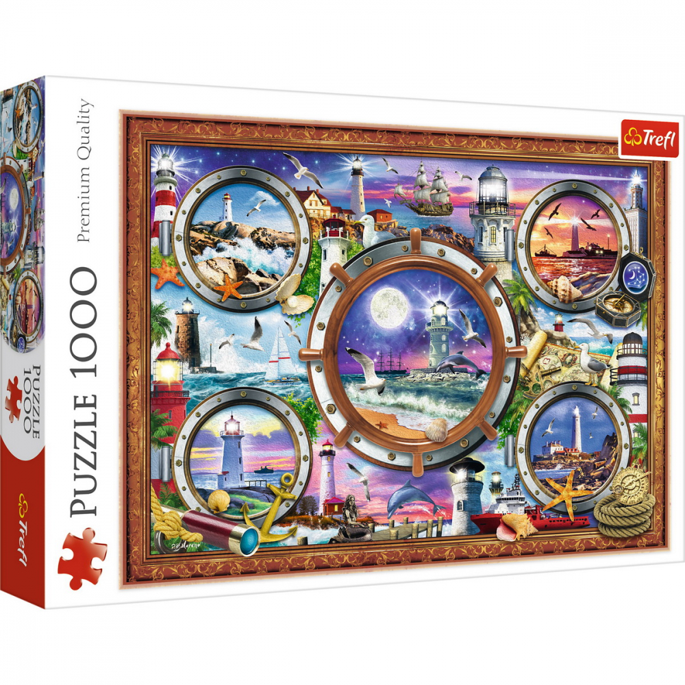 Puzzle trefl 1000 faruri pline de culoare [1]