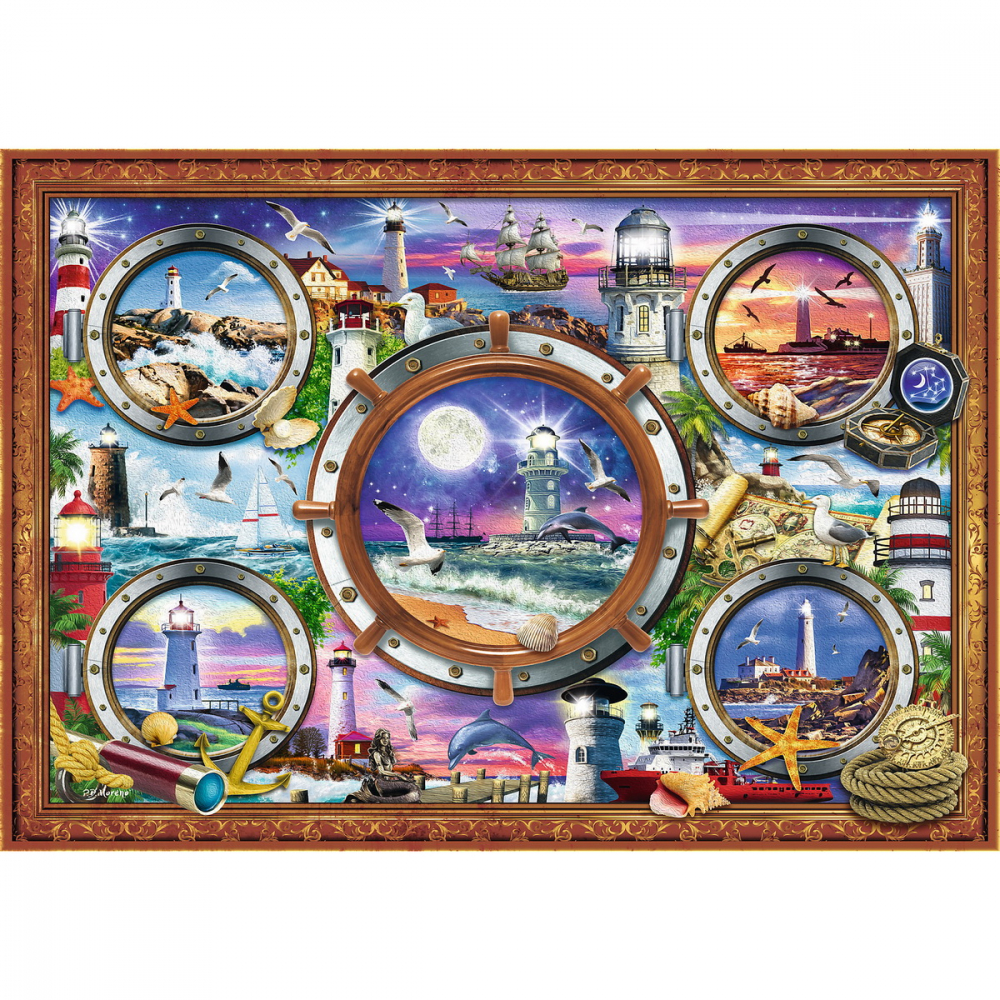 Puzzle trefl 1000 faruri pline de culoare [2]