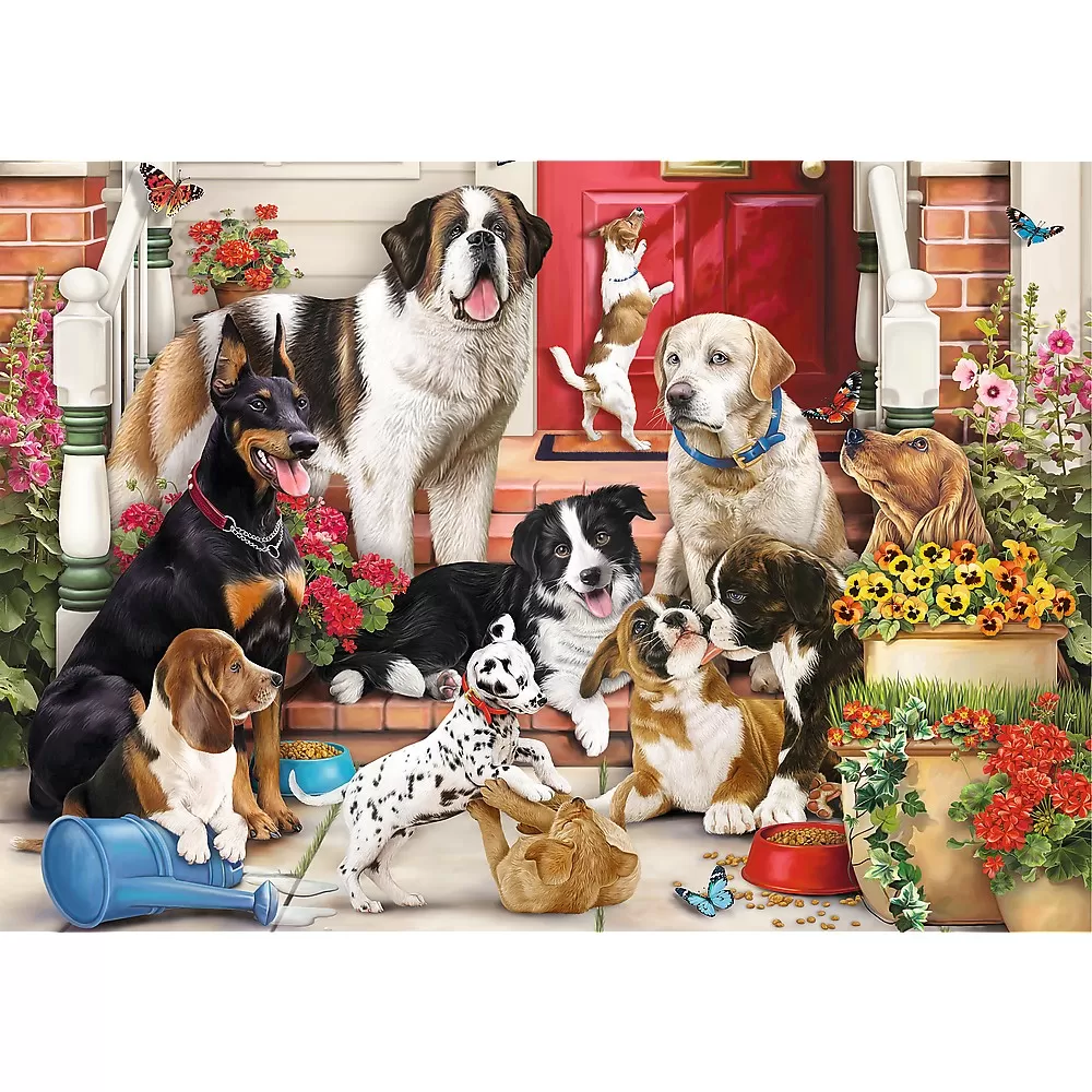 Puzzle trefl 1000 forme ascunse catelusii draguti, copii varsta 14 ani pana la +15 ani [2]