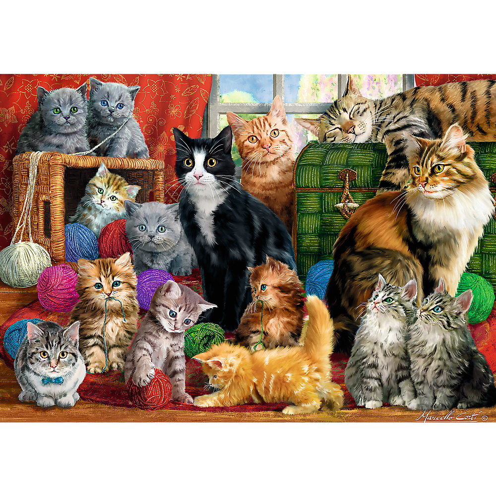  puzzle trefl 1000 intalnirea pisicutelor [2]