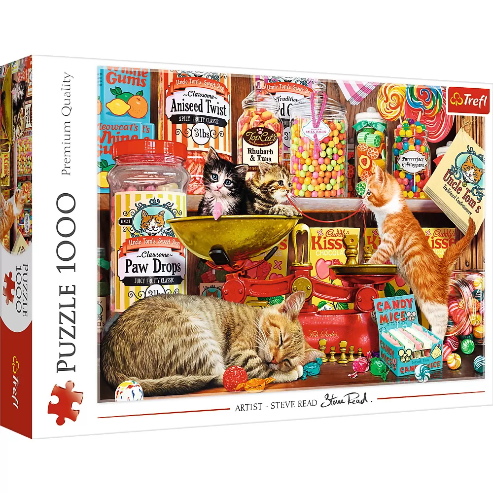 Puzzle trefl 1000 pisici si dulciuri [1]