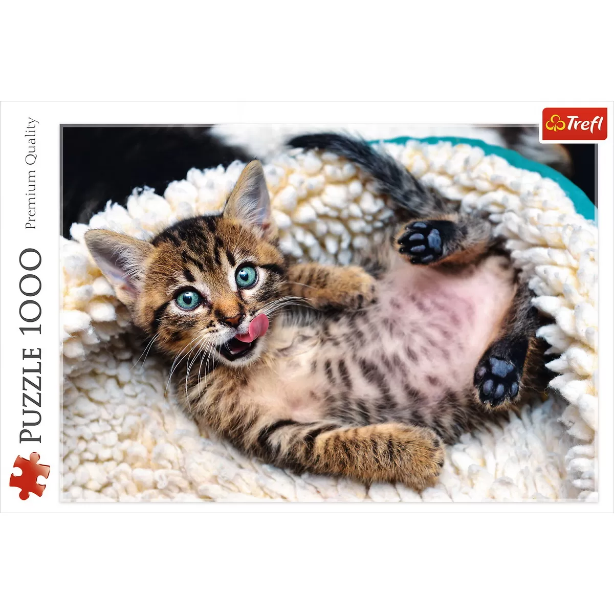 Puzzle trefl 1000 pisicuta vesela [3]