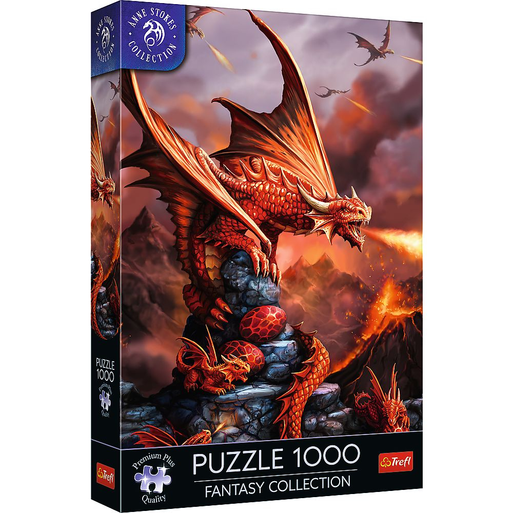 Puzzle trefl 1000 premium plus colectia fantasy dragon de foc [1]