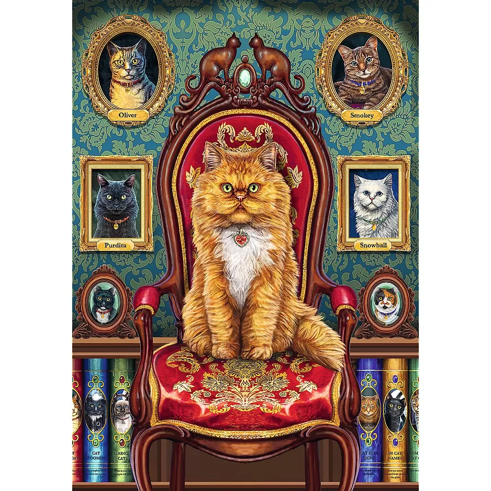 Puzzle trefl 1000 premium plus iubitor de pisici [2]