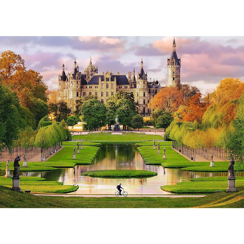 Puzzle trefl 1000 premium plus photo odyssey castelul schwerin germania, copii 12 ani-+15 ani [2]