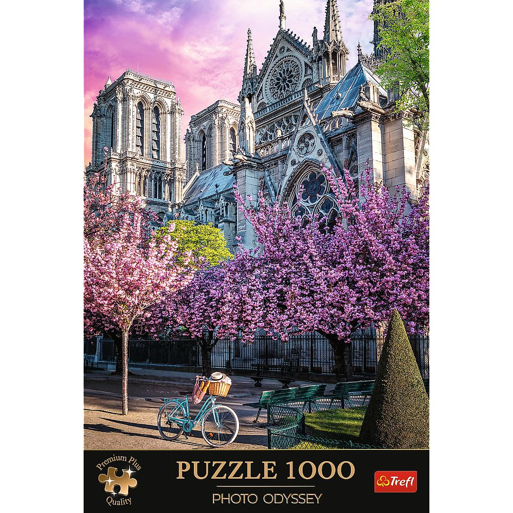 Puzzle trefl 1000 premium plus photo odyssey catedrala notre dame paris [3]