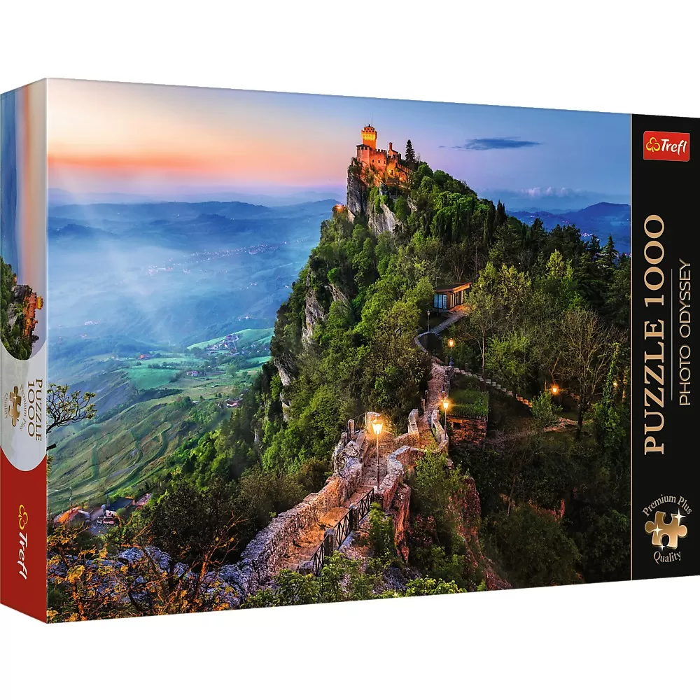 Puzzle trefl 1000 premium plus photo odyssey turnul cesta san marino [1]