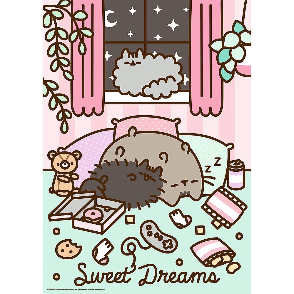 Puzzle trefl 1000 premium plus pusheen vise placute, copii varsta 12 ani pana la +15 ani [2]