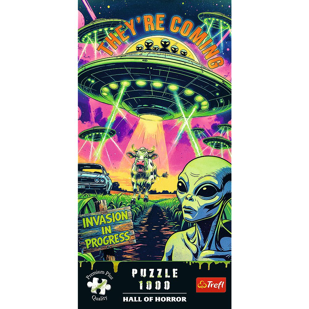 Puzzle trefl 1000 premium plus sala groazei ozn-uri [3]