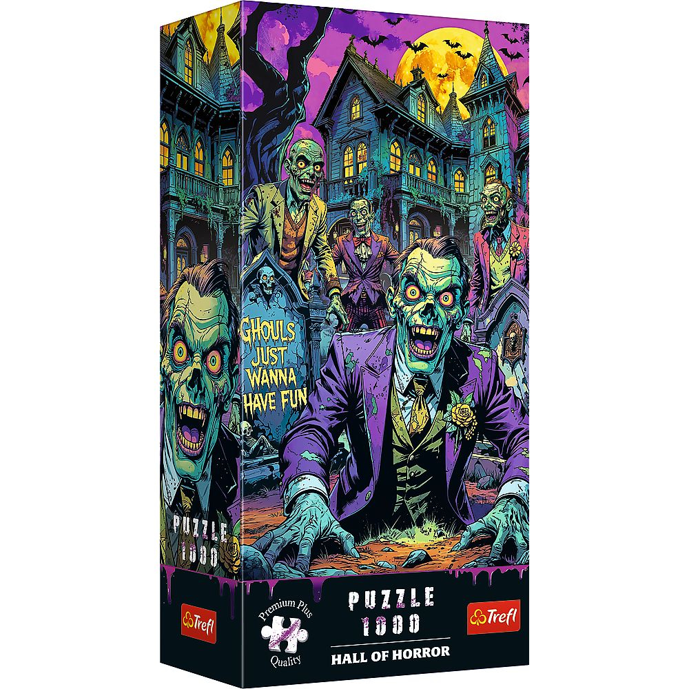 Puzzle trefl 1000 premium plus sala groazei zombi [1]