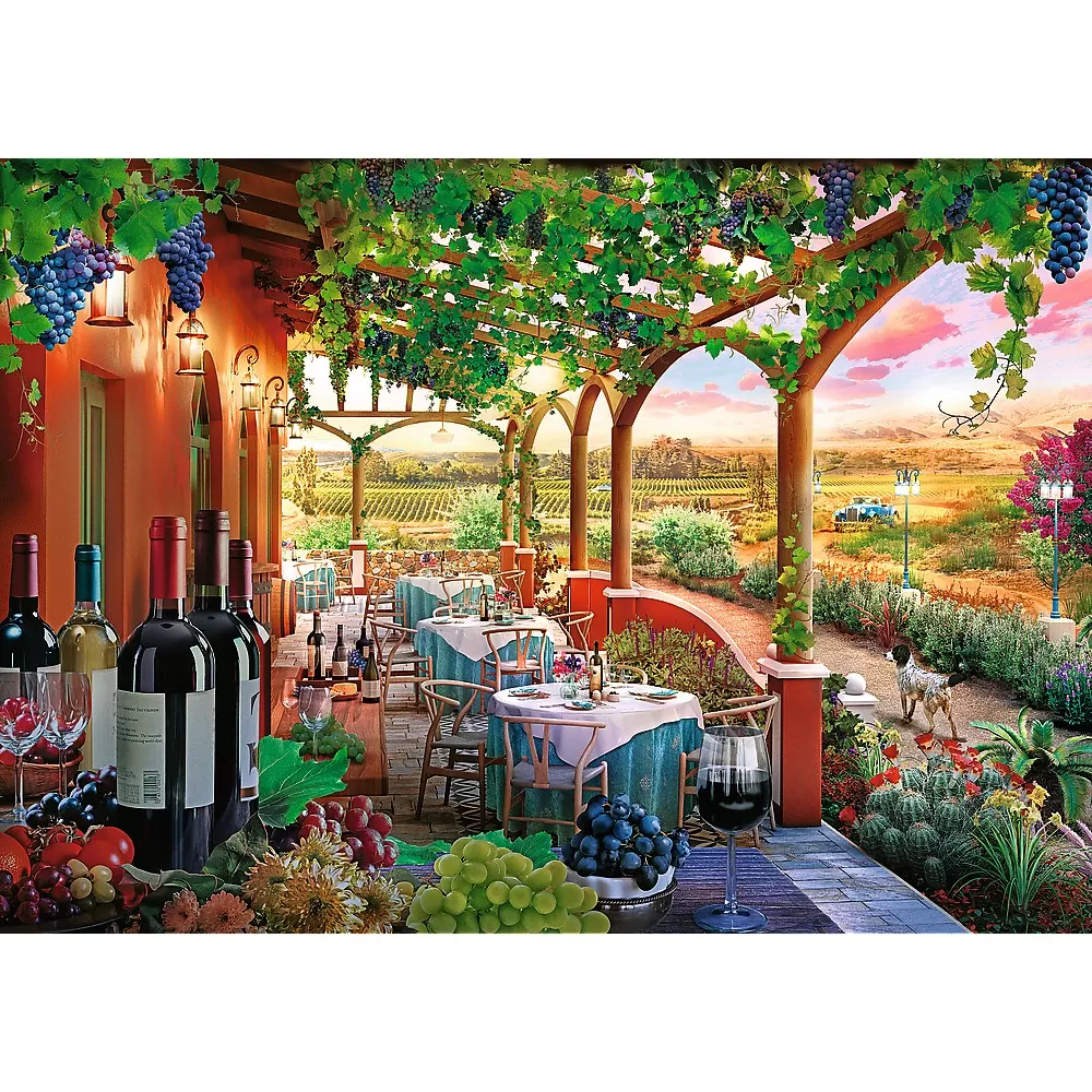 Puzzle trefl 1000 premium plus tea time podgoria italiana [2]