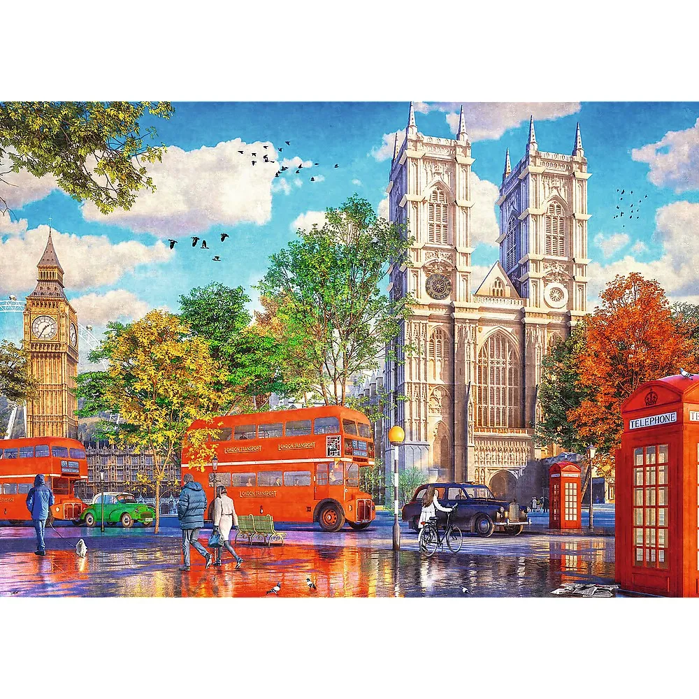 Puzzle trefl 1000 premium plus tea time vedere din londra [2]