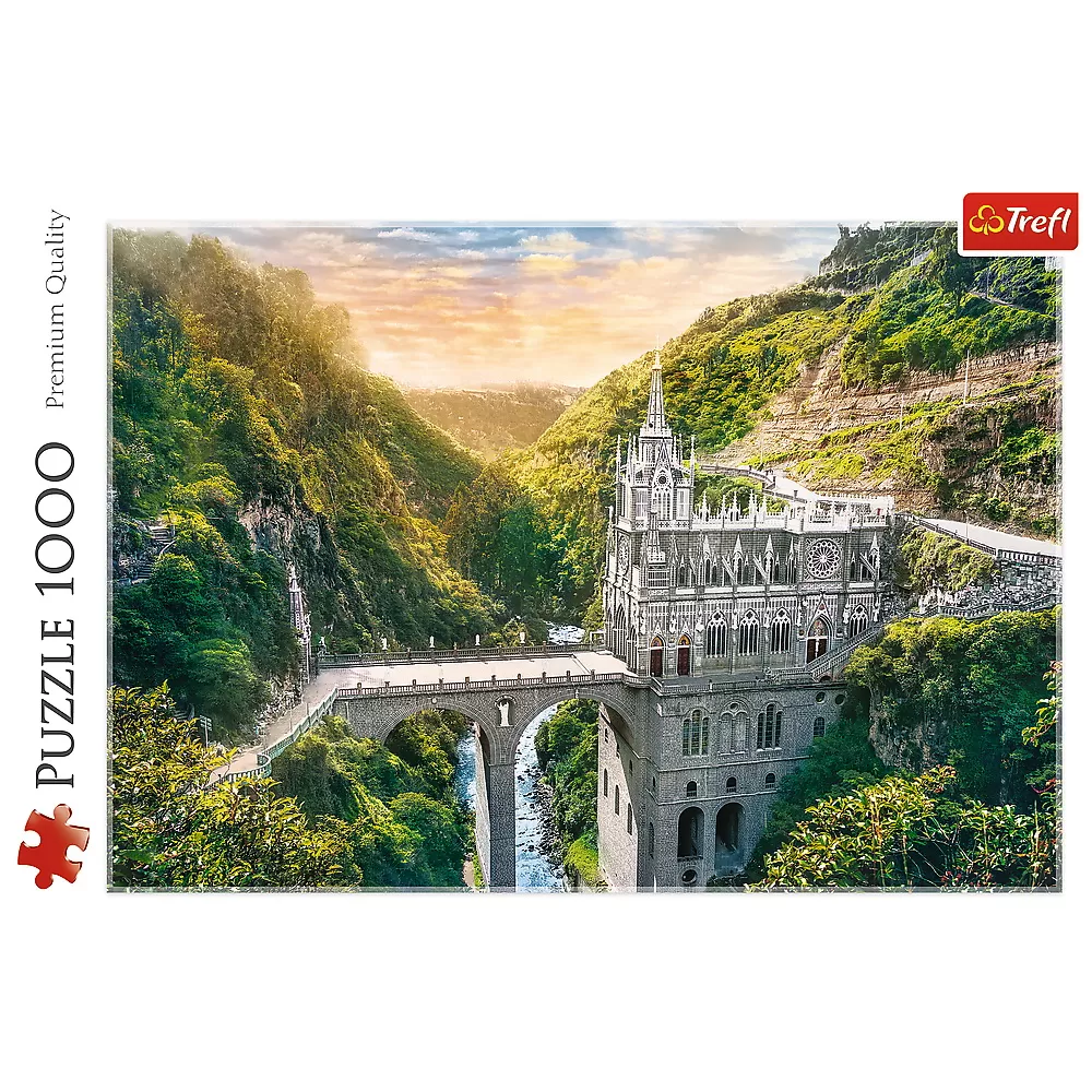 Puzzle trefl 1000 sanctuarul las lajas columbia [3]