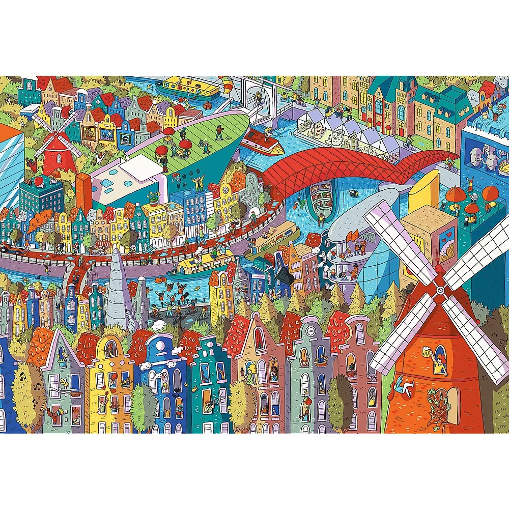 Puzzle trefl 1000 uft eye spy amsterdam [2]