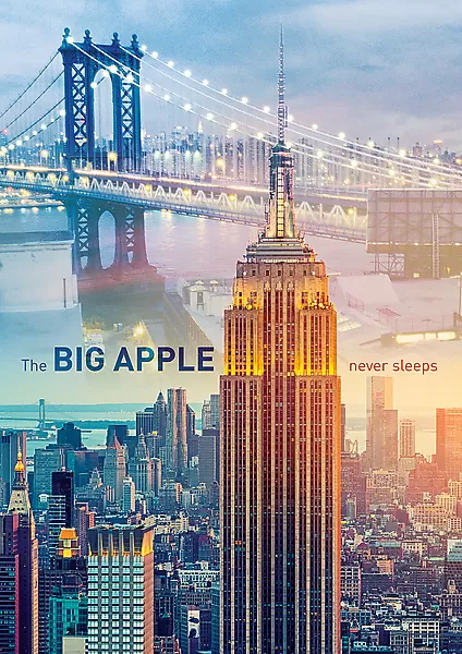 Puzzle trefl 1000 zori de zi la new york [2]
