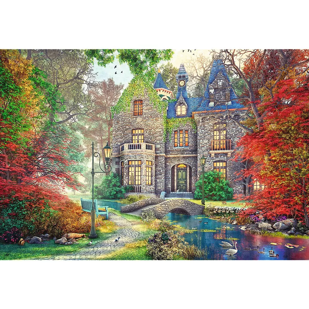 Puzzle trefl 1500 conac de toamna [2]