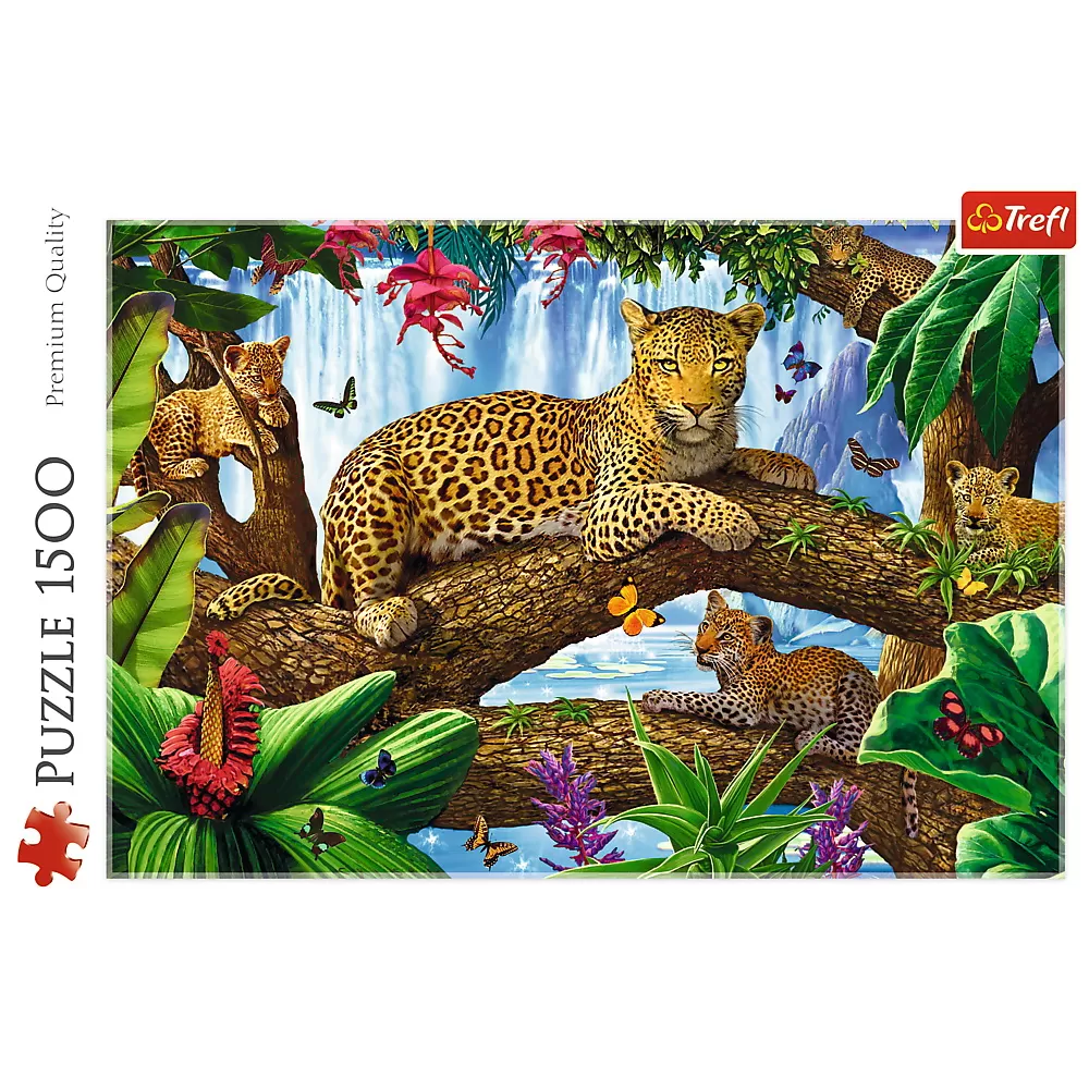 Puzzle trefl 1500 jaguar intr-o pauza odihnitoare [3]