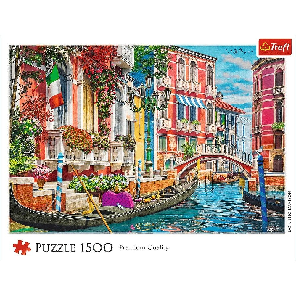 Puzzle trefl 1500 o dupa amiaza de vara in venetia copii varsta 11 ani - +15 ani [3]