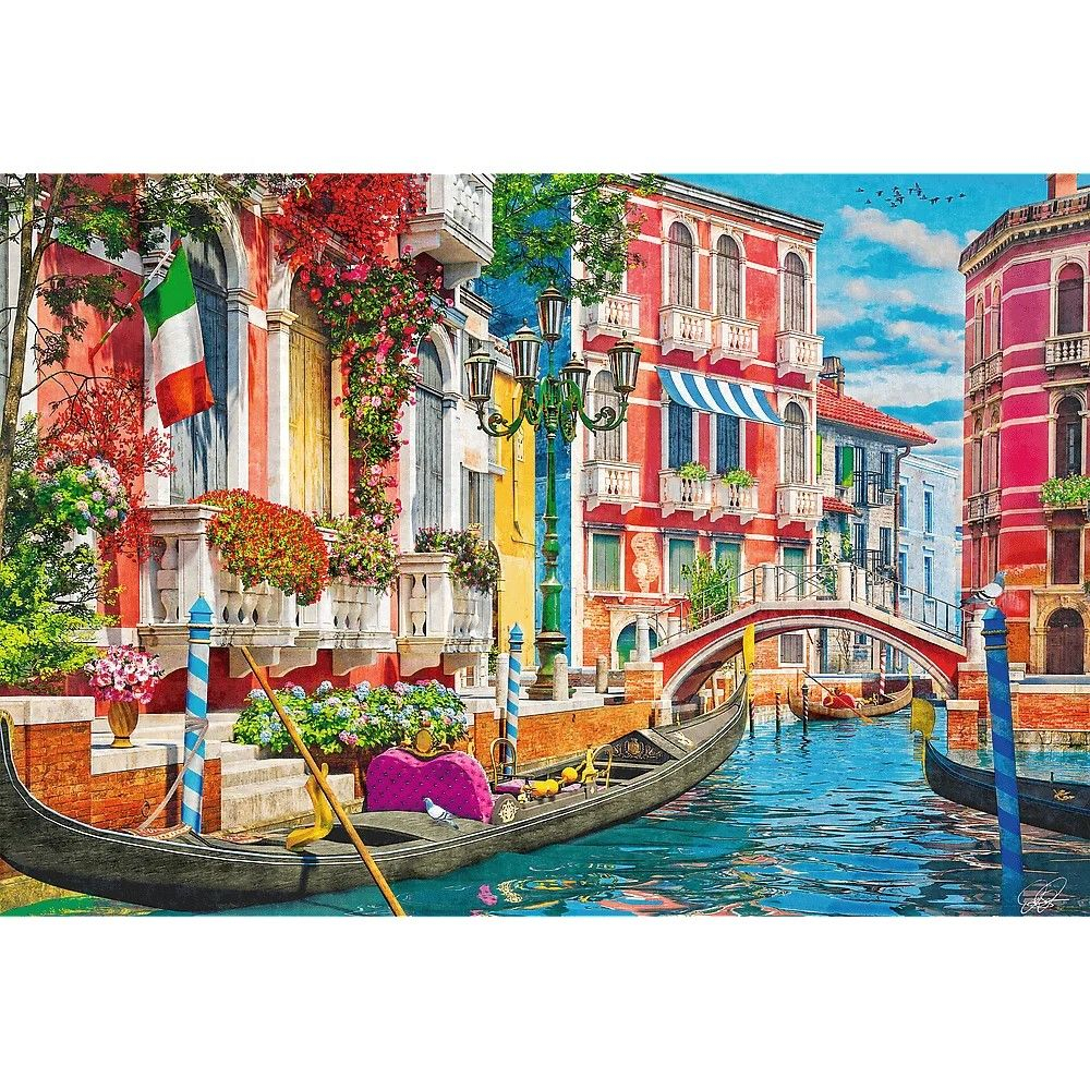 Puzzle trefl 1500 o dupa amiaza de vara in venetia copii varsta 11 ani - +15 ani [2]