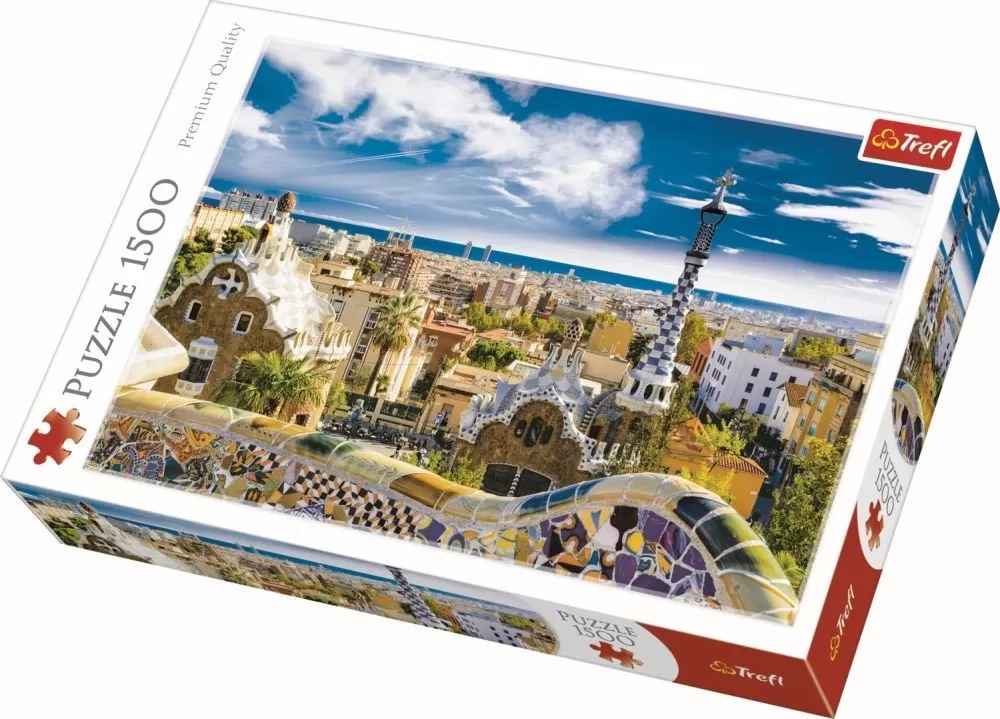 Puzzle trefl 1500 park barcelona [1]