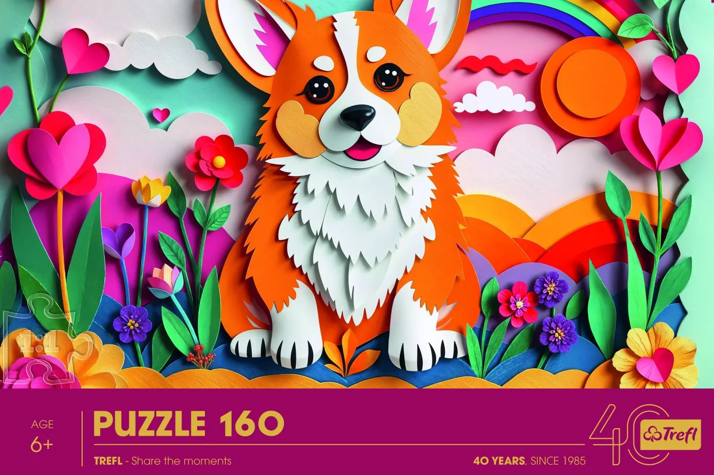 Puzzle trefl 160 catel, copii varsta 6 ani pana la 10 ani [3]