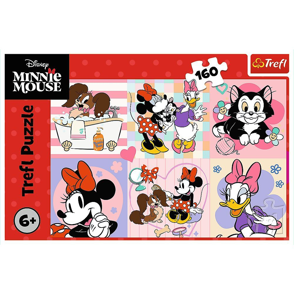Puzzle trefl 160 disney ziua colorata a lui minnie  copii varsta 6 ani - 10 ani [3]