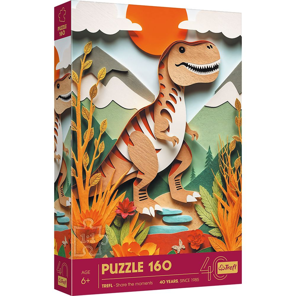 Puzzle trefl 160 paper art 3d dinozaur [1]