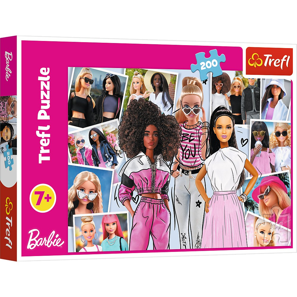 Puzzle trefl 200 barbie in lumea lui barbie [1]