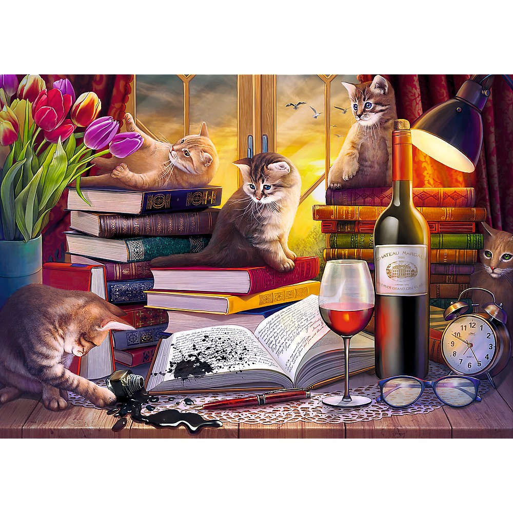 Puzzle trefl 2000 noaptea pisicilor  [2]