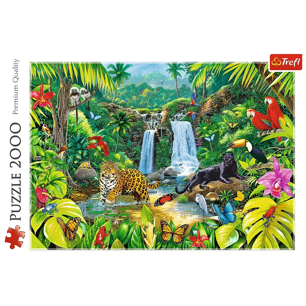 Puzzle trefl 2000 padurea tropicala [3]