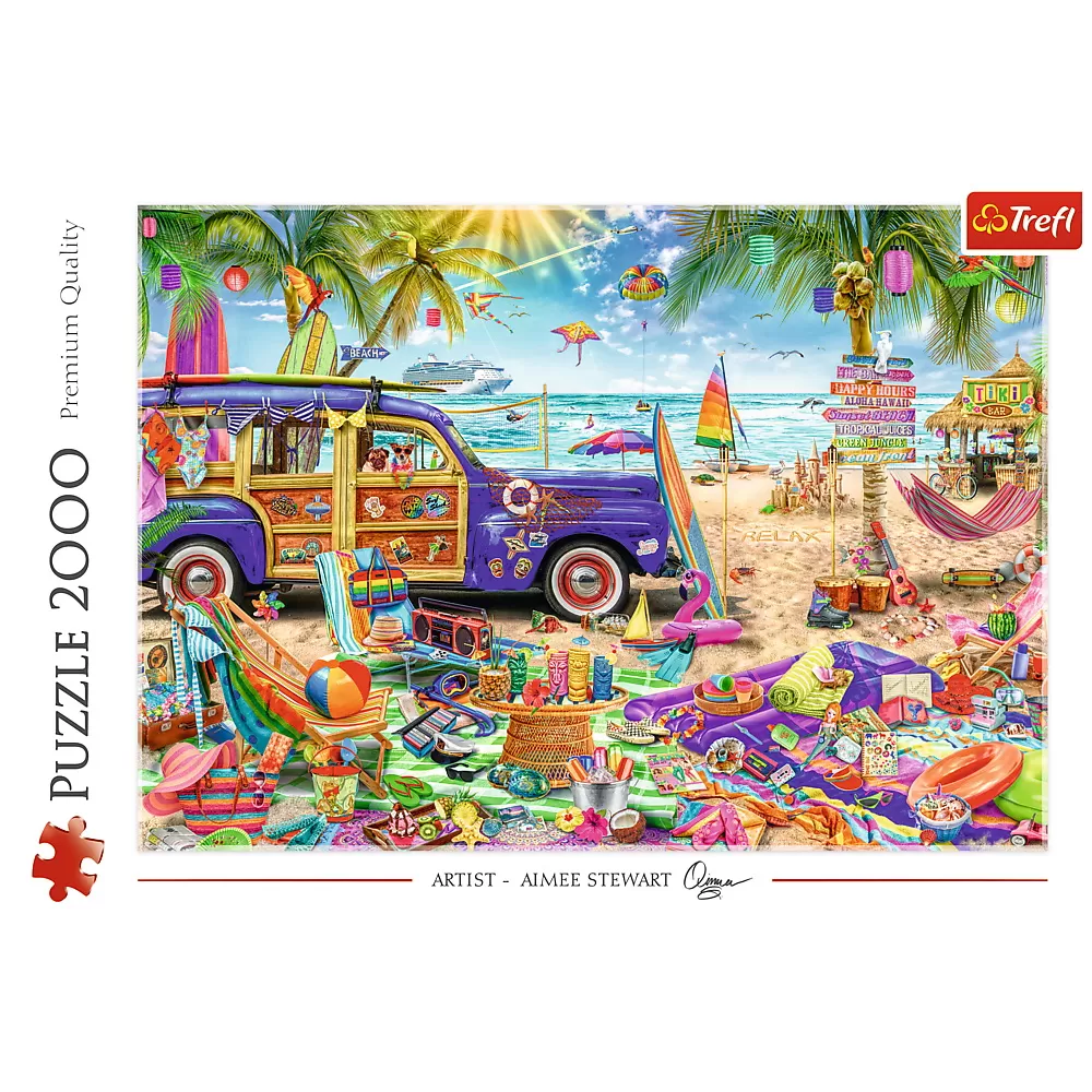 Puzzle trefl 2000 vacanta tropicala [3]